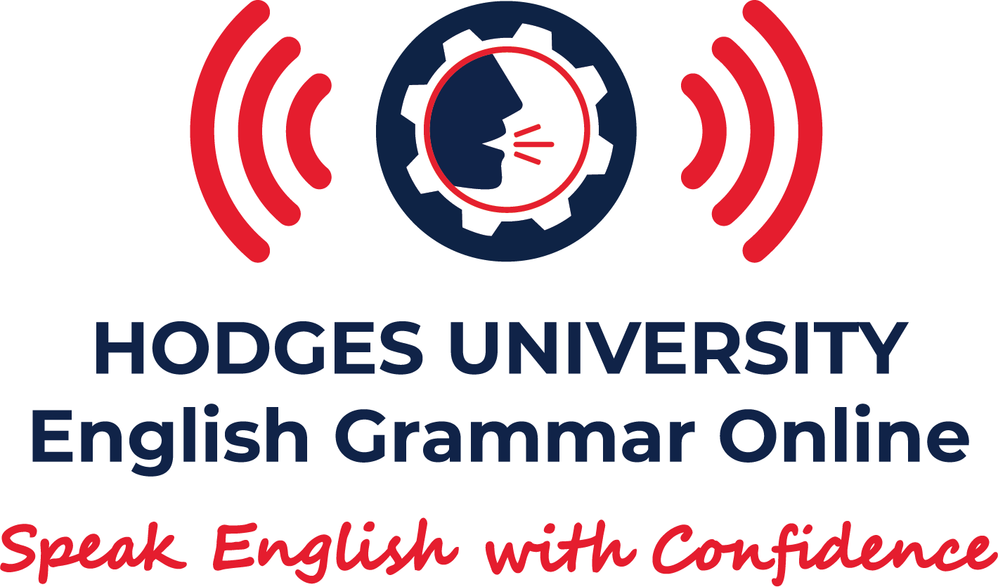 Hodges University english grammar online, speak english with confidence
