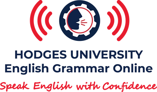 Hodges University english grammar online, speak english with confidence