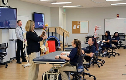 Physical Therapy Assistants in class