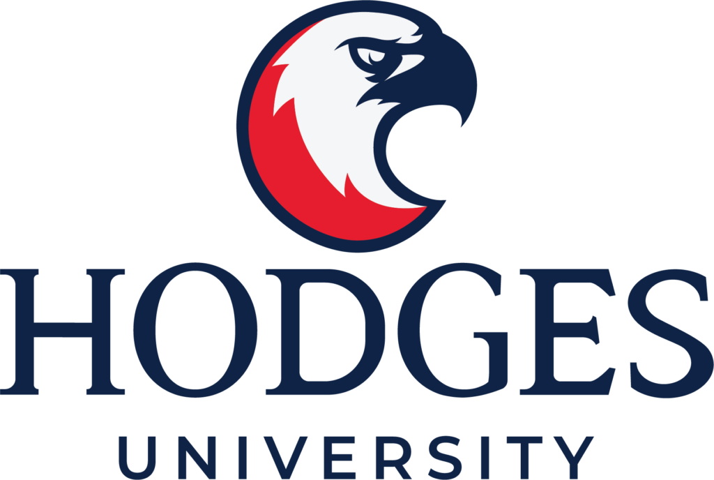 Hodges University Logo, Stay Near Go Far