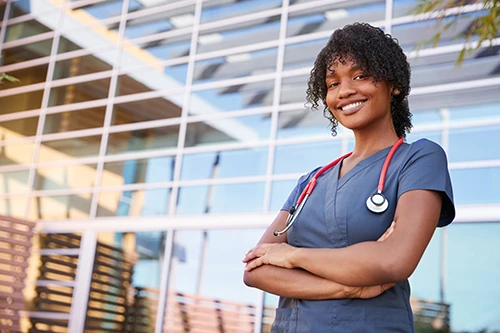 Registered Nurse earning her BSN at Hodges University